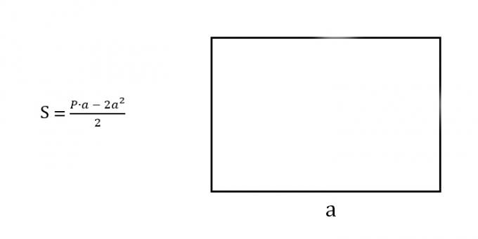 Comment trouver l'aire d'un rectangle en connaissant n'importe quel côté et périmètre