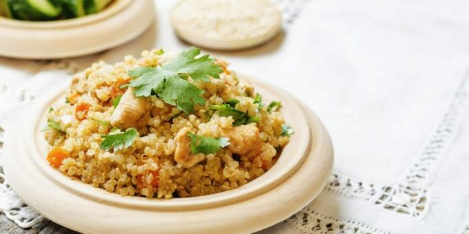 Quinoa au poulet