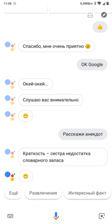 «Google Assistant»: la correspondance
