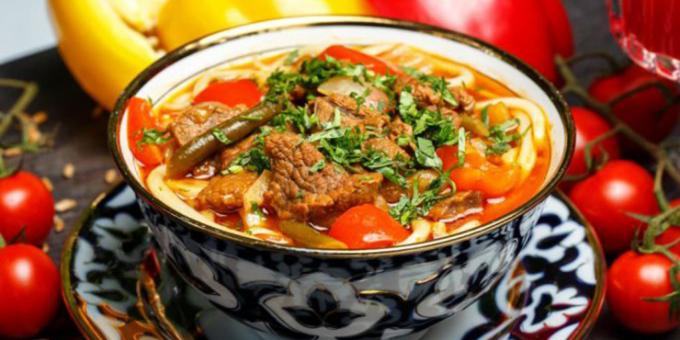 Recettes: Laghman en ouzbek