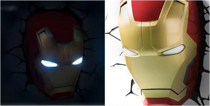 lumière 3D "Iron Man" 