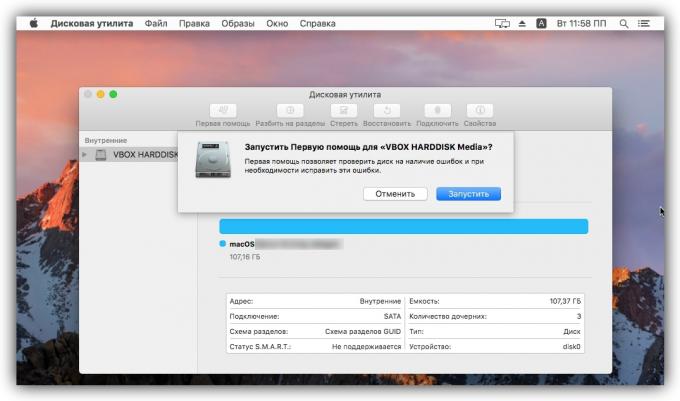 Comment puis-je supprimer un fichier dans Mac OS: exécutez le « Utilitaire de disque »