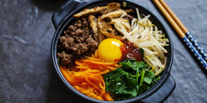 Bibimbap au boeuf