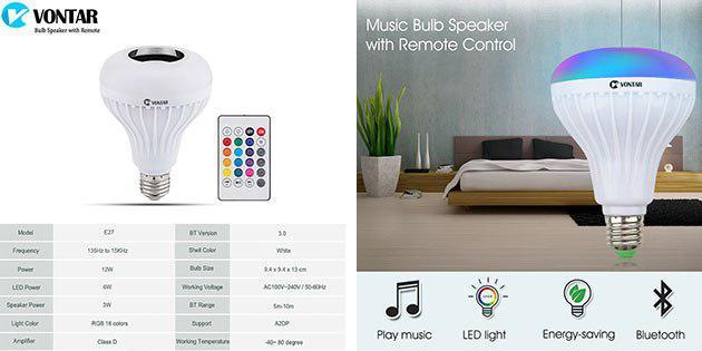 lampe colonne Bluetooth +