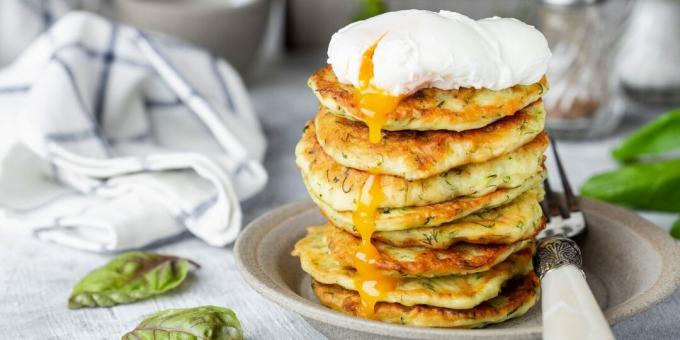 Beignets au fromage et saucisse sur kéfir