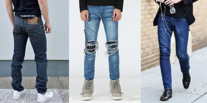 Jeans d'homme à droite sur la figure - 2019-2020