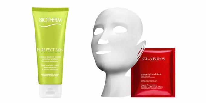 Les cosmétiques pour hommes: Masques