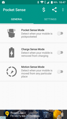 Sense Pocket - une protection fiable contre le vol du smartphone