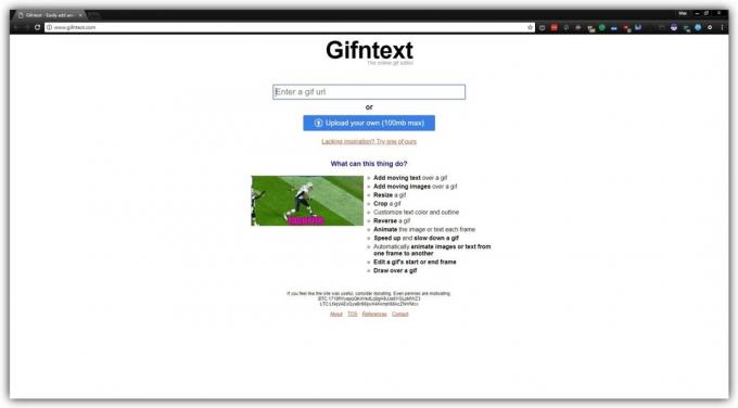 Comment créer un mème dans Gifntext