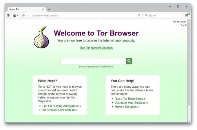 Les informations personnelles: Tor