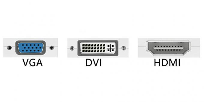 Comment connecter votre ordinateur à un téléviseur via un câble: types de ports