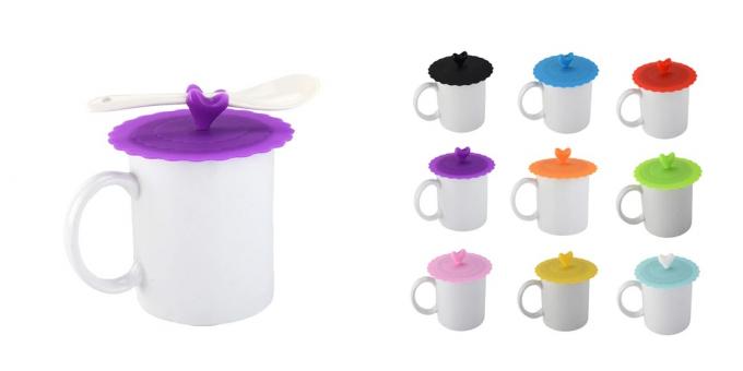 Petites choses pour la maison: couvercle de tasse en silicone 