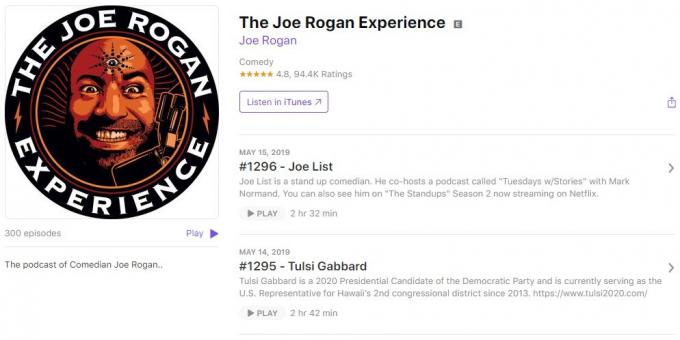 Podcast Intéressant: L'expérience Joe Rogan