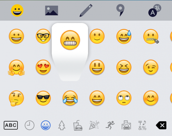 « Yandex. Clavier «: Emoji