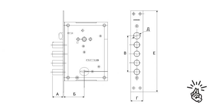 Le remplacement des serrures sur les portes: mesure des dimensions