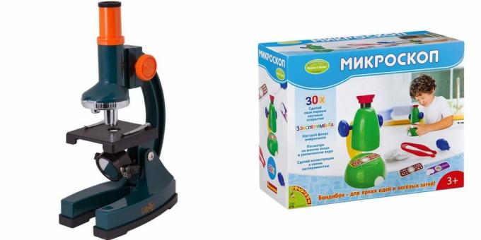 Cadeaux pour un garçon de 5 ans pour son anniversaire: microscope