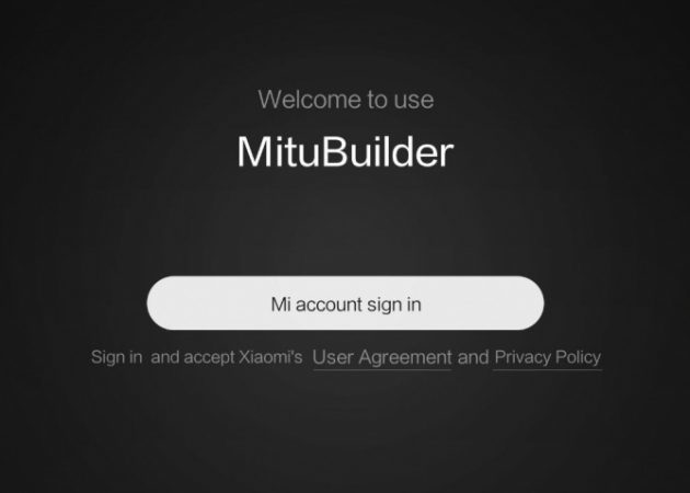 Xiaomi Mitu Builder bricolage
