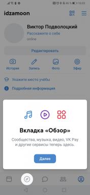 « VKontakte » a changé la conception d'applications mobiles