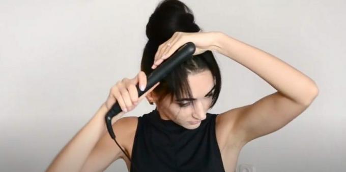 Coiffures féminines pour un visage rond: coiffez votre frange