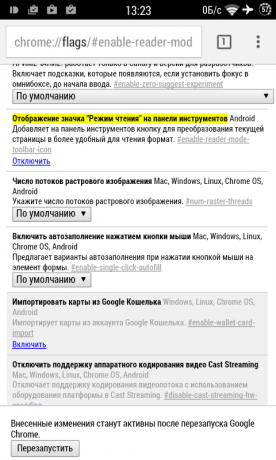 lecture Chrome Android