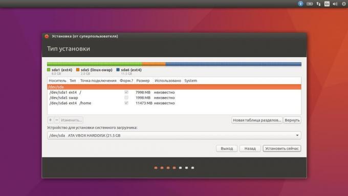 Installer Ubuntu à la place du système actuel en mode manuel