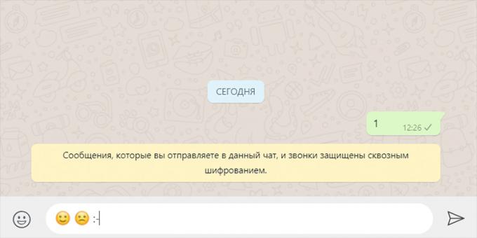 Desktop version WhatsApp: Convertir le texte à émoticônes Emoji