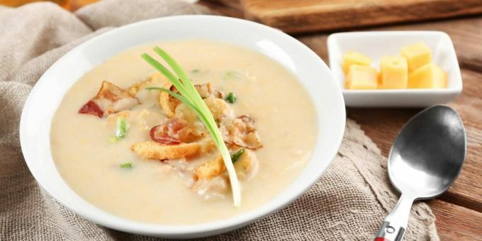 Soupe au fromage à la bière