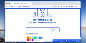 Guru Screen - un service gratuit pour créer des captures d'écran de liens page web