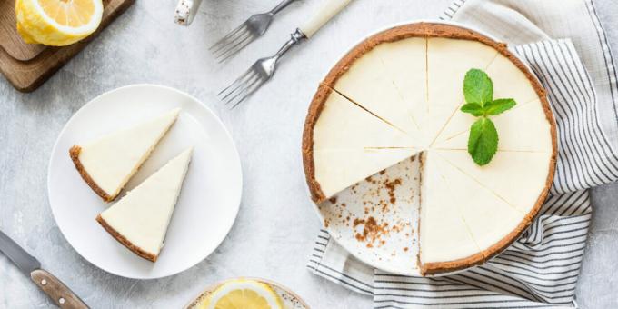 Gâteau au fromage new-yorkais classique