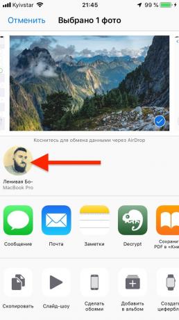  Mac iPhone: envoyer des fichiers, documents, liens