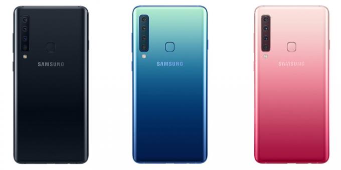 Samsung Galaxy A9: Couleurs