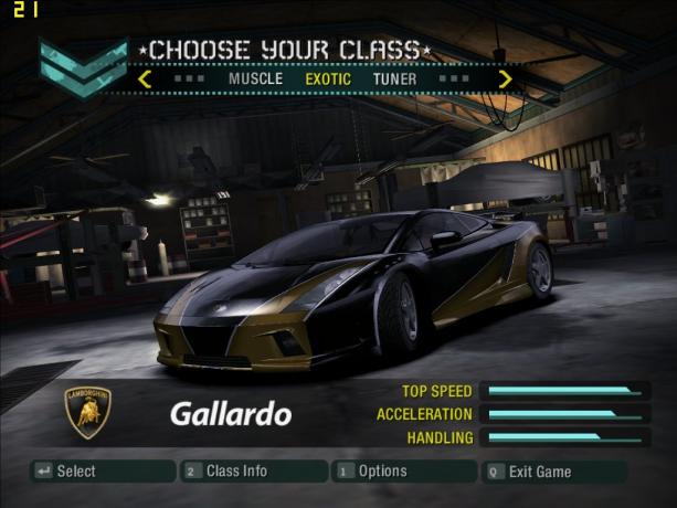 Capture d'écran du jeu Need For Speed: Carbon